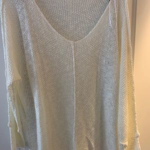 NWOT la miel cream sweater
